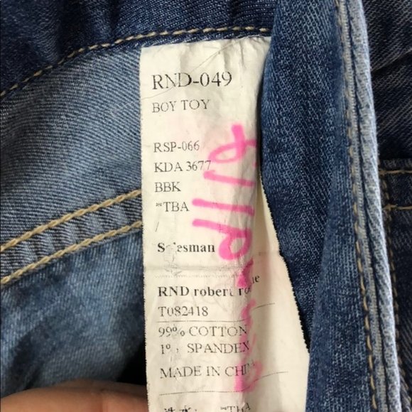 RND Robert Rodriguez Jean Denim Joggers Pants - Picture 7 of 8